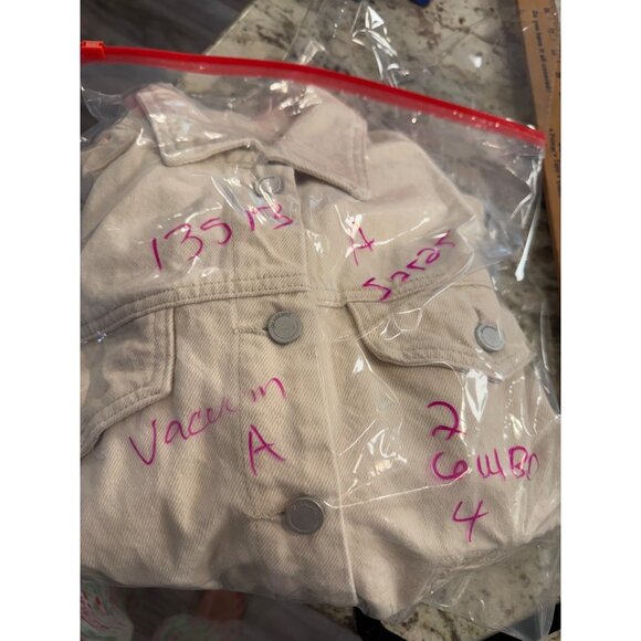 Blank Nyc Anthropologie Sacha Cream Crochet Fringe Jacket cotton S Boho coquette - Picture 13 of 13